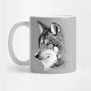 Sketch Wolf Mug